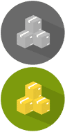 icon of stack of boxes