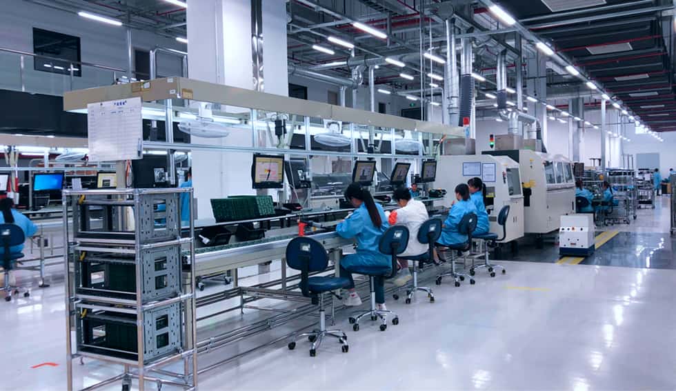 manufacturing in electronics work area