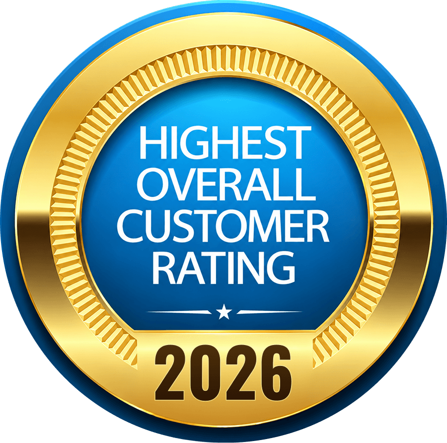 Highest Overall Customer Rating 2026 Award